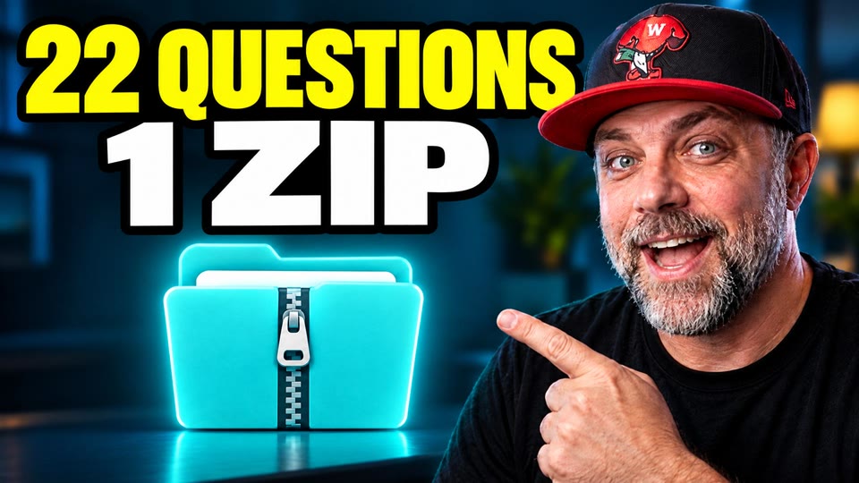 How to auto create your ICM folders video: 22 questions, 1 zip, a zipped folder