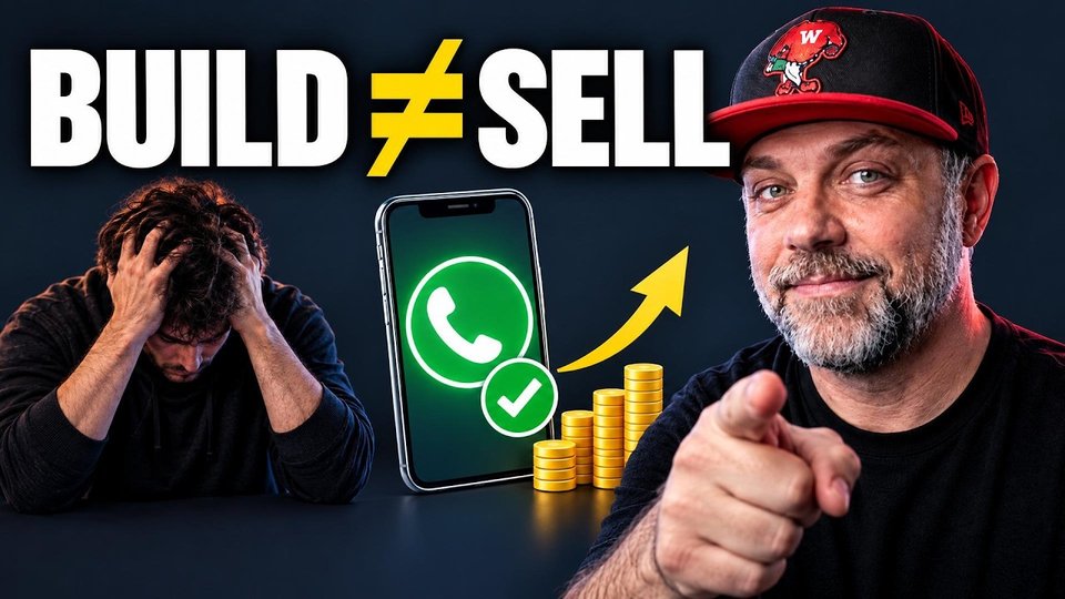 High ticket sales call video: a builder who can't sell watches the 7 step folder tree build 1 folder at a time