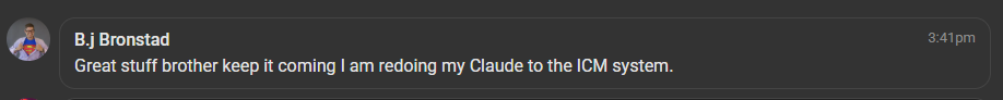 B.j Bronstad rebuilding his Claude Code setup on interpretable context methodology: I am redoing my Claude to the ICM system